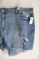 NEW Old Navy Mid-Rise Distressed Denim Shorts | 20