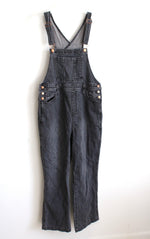 Universal Thread Black Denim Overalls with Adjustable Straps | 8