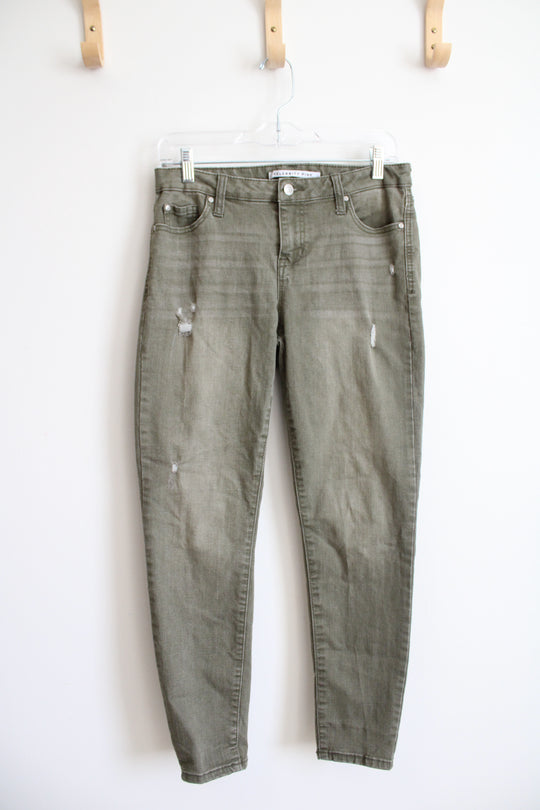 Celebrity Pink Sage Green Mid Rise Ankle Skinny Jeans | 9/29