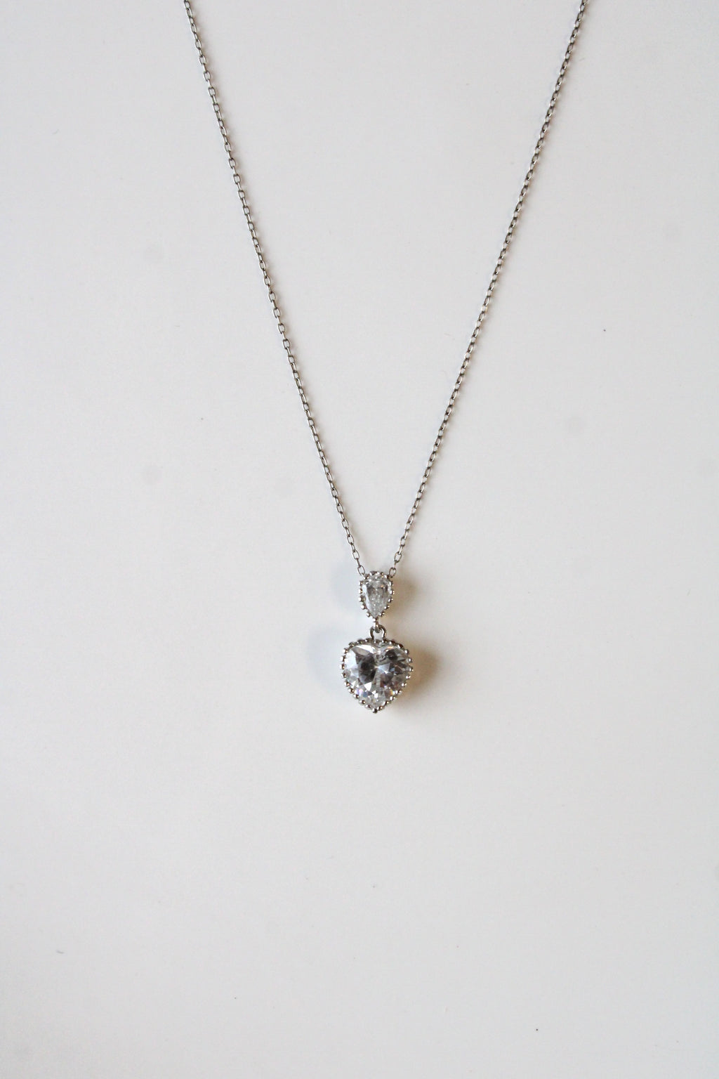 Sterling Silver Heart Pendant Necklace