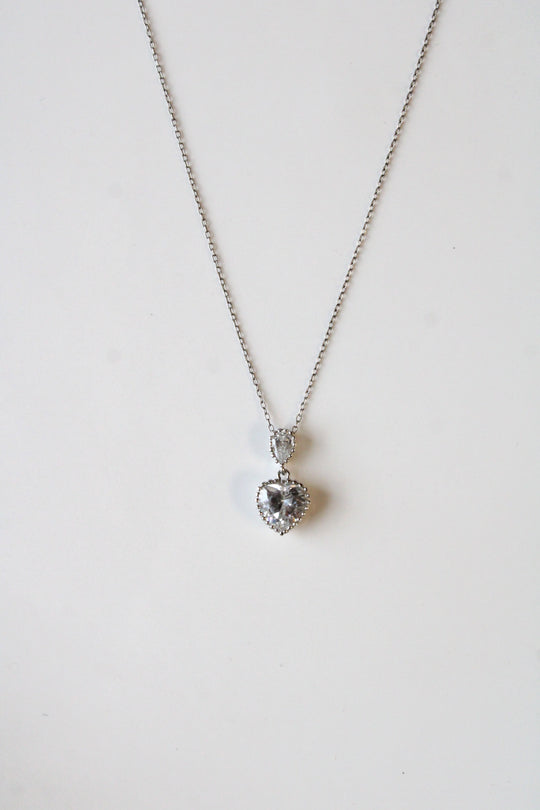 Sterling Silver Heart Pendant Necklace