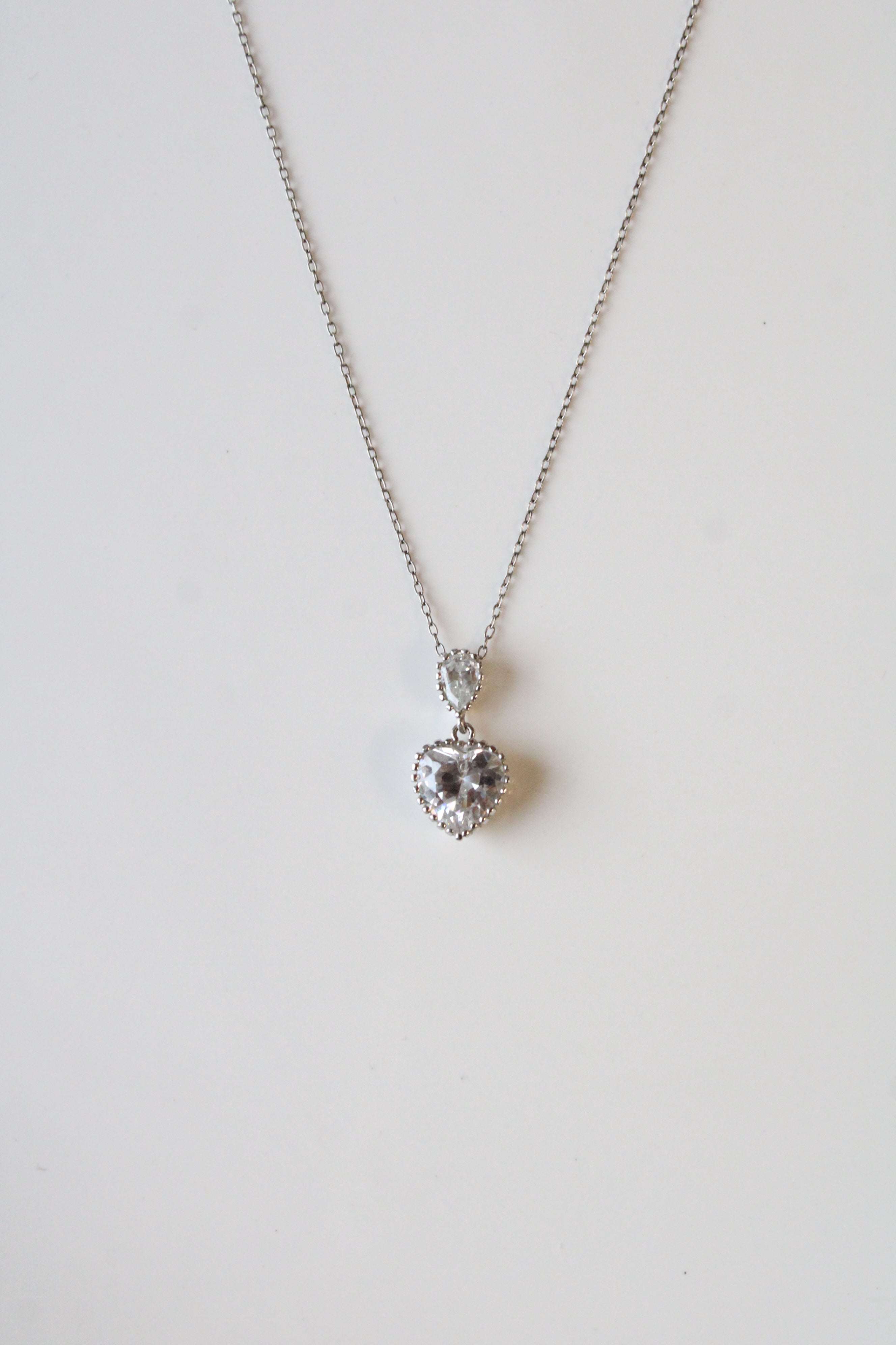 Sterling Silver Heart Pendant Necklace