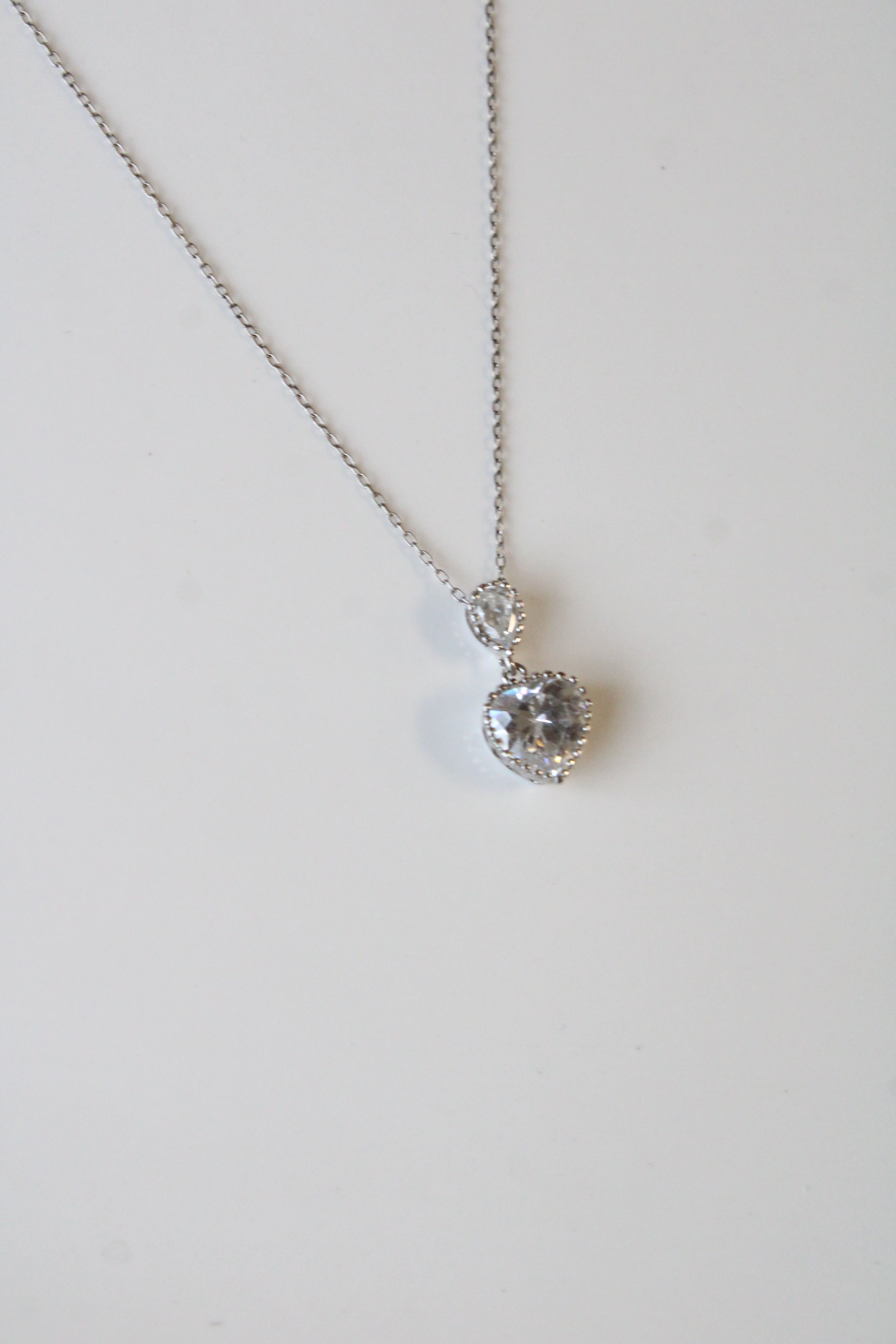 Sterling Silver Heart Pendant Necklace