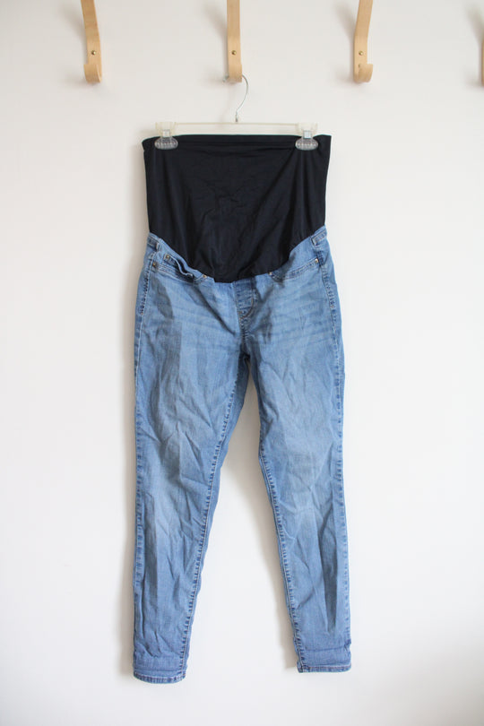 Levi's Light Wash Skinny Full Panel Maternity Jeans | M