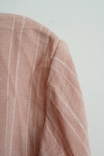NEW Candie's Salmon Striped Long Sleeved Blazer | XS