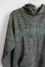 Basix Of America Bar Harbor Maine Green Fleece Lined Hoodie | S