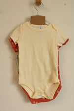NEW Charlotte and Star Orange and Off-white 3 Piece Set with Headband | 6-9MO
