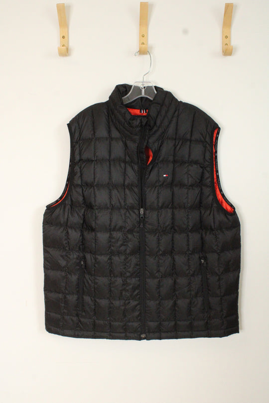 Tommy Hilfiger Black Quilted Puffer Vest  | 2XL
