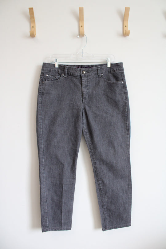 Gloria Vanderbilt Gray Jeans | 14 Petite