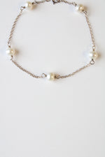 Genuine Pearl Sterling Silver Bracelet