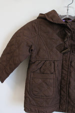 Carter's Brown Quilted Coat | 4T