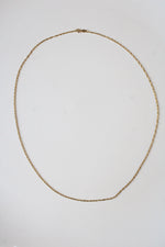14K Yellow Gold Twist Chain Necklace