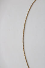 14K Yellow Gold Twist Chain Necklace