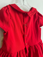 Disney Baby Red And Gold Minnie Mouse Dress With Bow | 18-24 Months