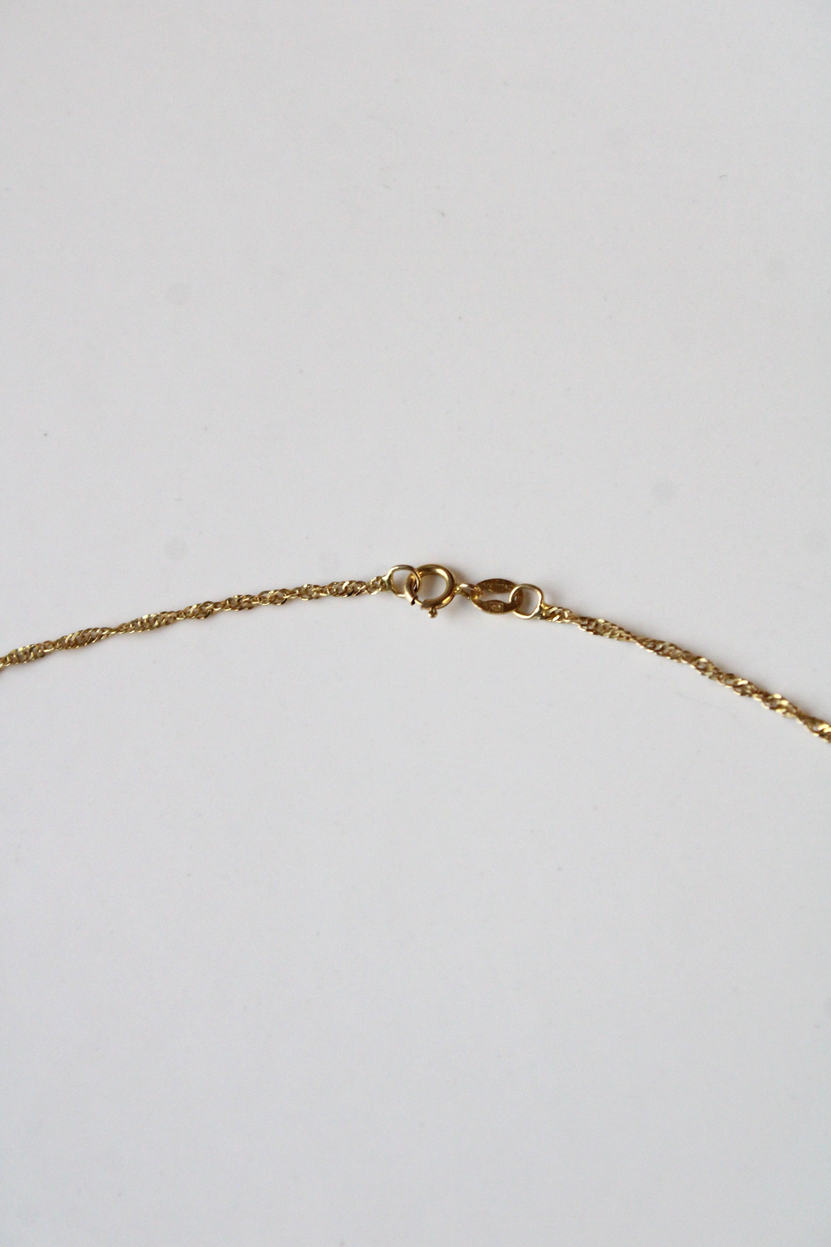 14K Yellow Gold Twist Chain Necklace