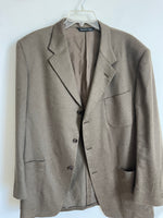 Coppley By Ermenegildo Zegna Olive Cashmere Suit Jacket Blazer | 45 Tall
