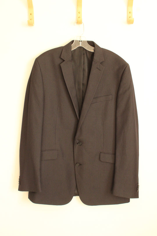 Kenneth Cole Reaction Gray Mini Dot Suit Jacket Blazer | 44L
