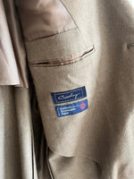 Coppley By Ermenegildo Zegna Olive Cashmere Suit Jacket Blazer | 45 Tall