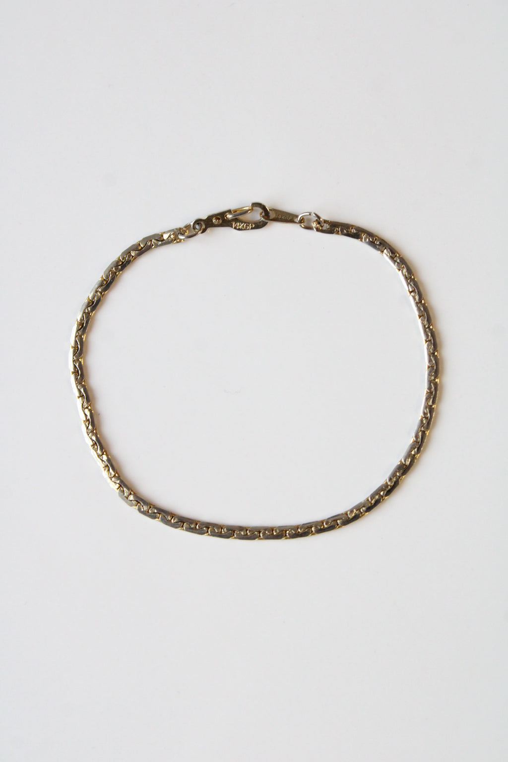 14K Yellow Gold Plated Chain Bracelet