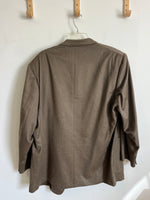 Coppley By Ermenegildo Zegna Olive Cashmere Suit Jacket Blazer | 45 Tall