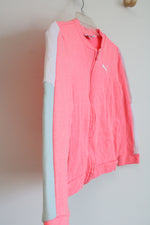 Puma Neon Pink Jacket | L (/12/14)