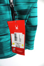 NEW Spyder Teal Windprint Full Zip Sleeveless Vest | M