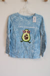 NEW Let's Avacuddle Blue Tie Dye Long Sleeved Top | 14