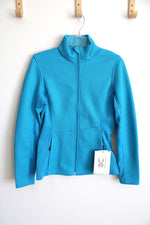NEW Spyder Blue Full Zip Long Sleeve Sweater Jacket | M