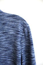 Zenerge by Chico's Blue Heathered Full Zip Long Sleeve Jacket | 2