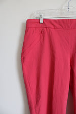 Willi Smith Hot Pink Stretch Ankle Pant | 16