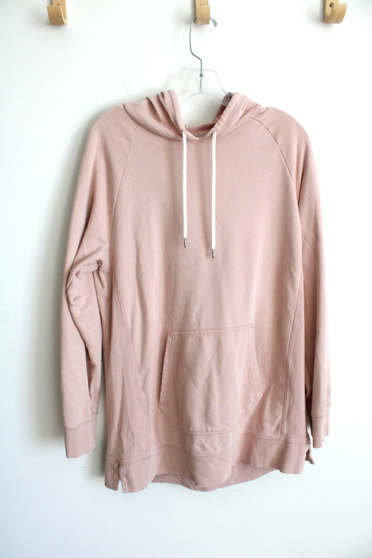 Champion Dusty Rose Pink Hoodie | L