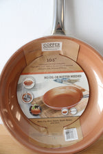 NEW Simple & Co. Ceramic Non-Stick 10" Copper Cooking Pan