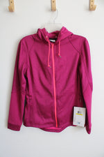 NEW Spyder Vibrant Pink Full Zip Hoodie | M