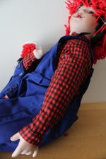 Danbury Mint Collectible Raggedy Andy Porcelain Doll