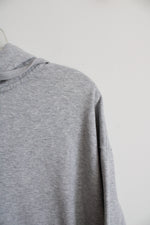 Time and Tru Light Gray Full Zip Hoodie | L