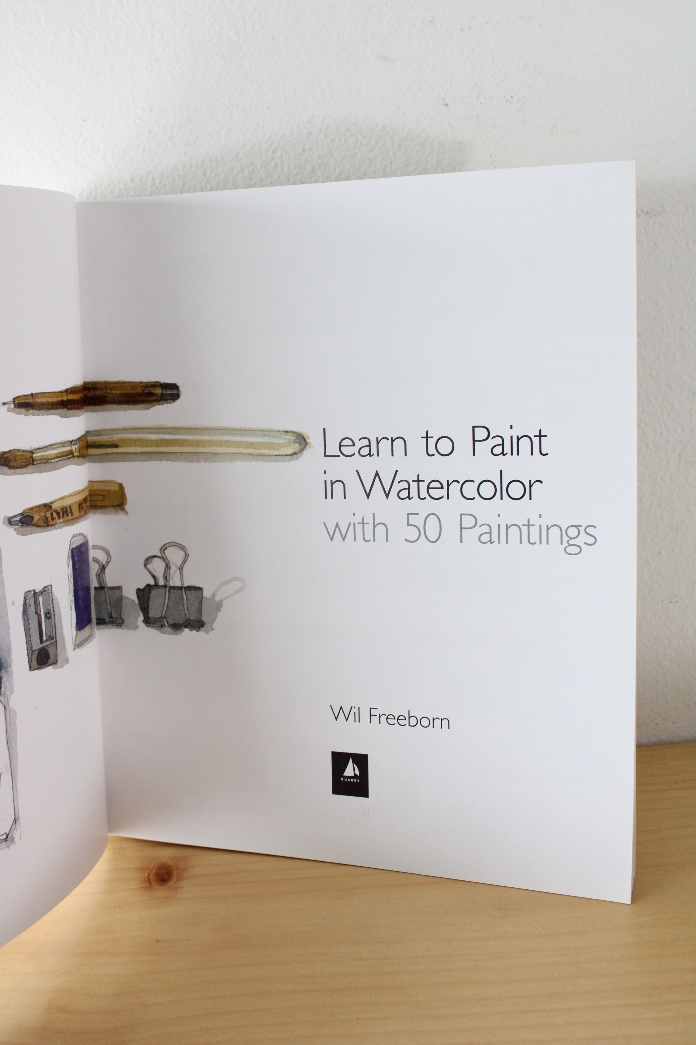 Learn To Paint In Watercolor W/ 50 Paintings: Pick Up The Skills, Put On The Paint, Hand Up Your Art By Will Freeborn