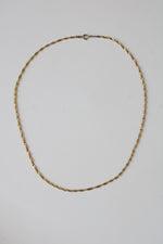14K Yellow Gold Twist Chain Necklace