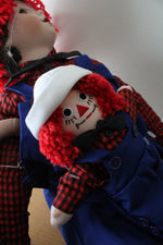 Danbury Mint Collectible Raggedy Andy Porcelain Doll