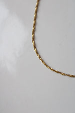 14K Yellow Gold Twist Chain Necklace