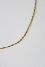 14K Yellow Gold Twist Chain Necklace