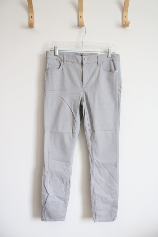 NEW Ann Taylor Modern 5-Pocket Skinny Gray Pants | 6