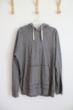 American Eagle Standard Fit Gray Hoodie | L