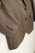 Jos A. Bank Silk &amp; Camel Hair Brown Blazer | 46
