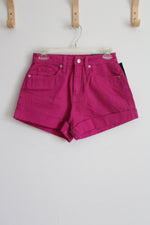NEW Wild Fable Magenta Denim Shorts | 0