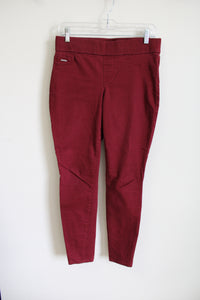 Nine West Pull On Skinny Dark Red Jegging | 4