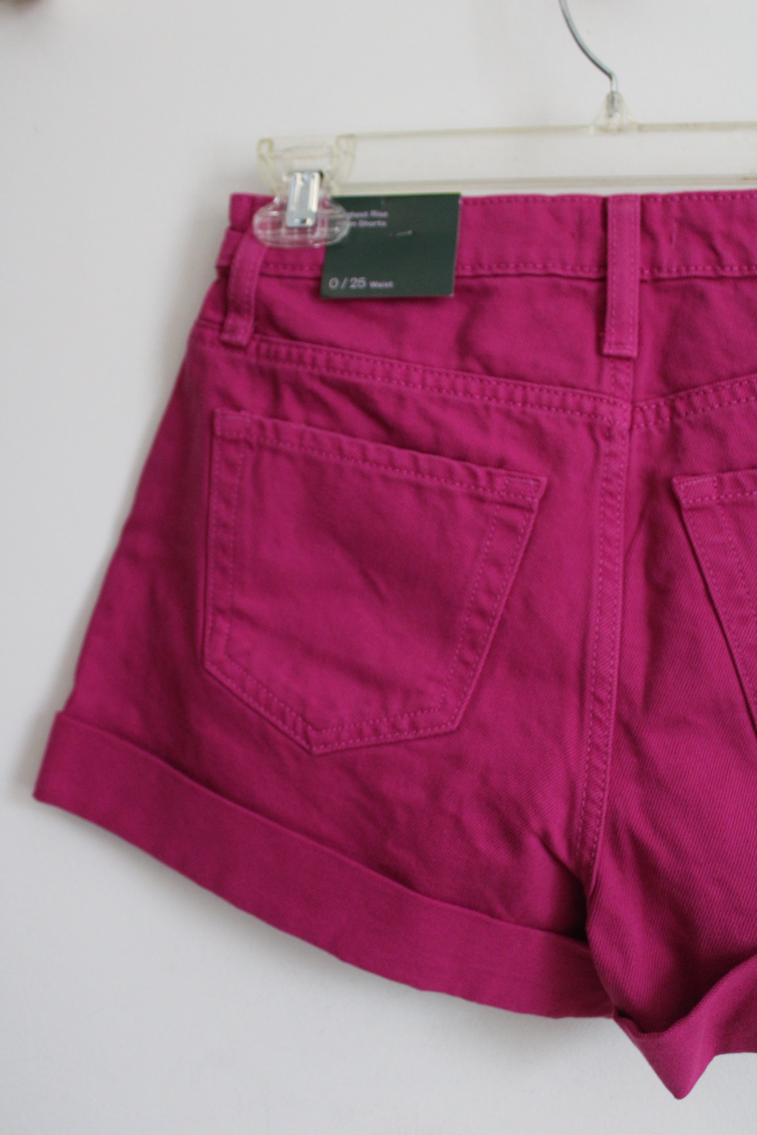 NEW Wild Fable Magenta Denim Shorts | 0