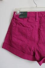 NEW Wild Fable Magenta Denim Shorts | 0