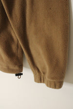 Columbia Tan and Black Fleece Zip-up Jacket | M