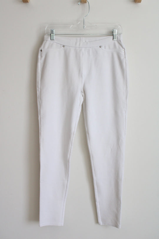 Michael Kors White Stretch Pants | M