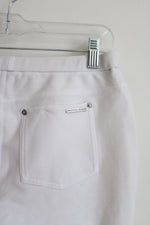 Michael Kors White Stretch Pants | M